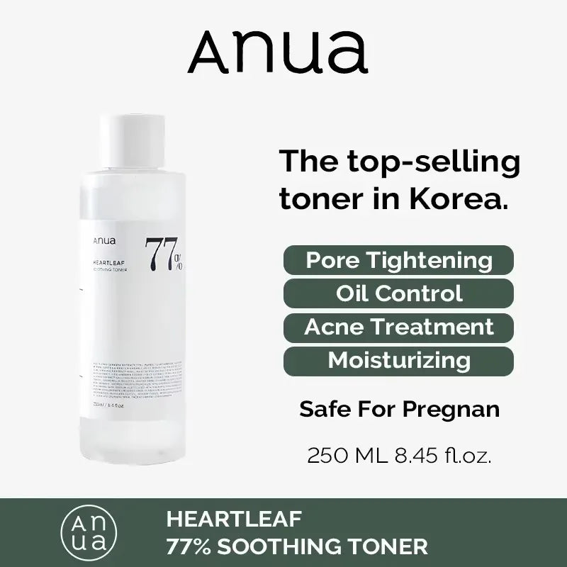 Kit Skincare Anua Heartleaf