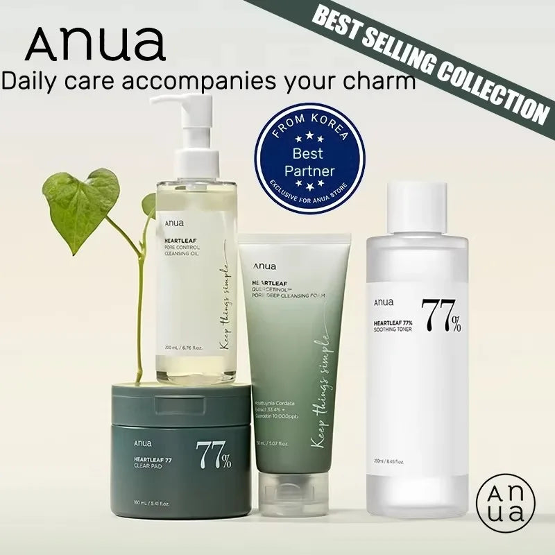 Kit Skincare Anua Heartleaf